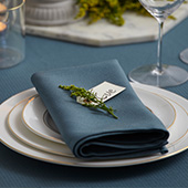Smoke Blue Kew Napkin